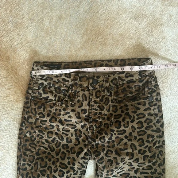 R13 Allison skinny Leopard Print Pants - Picture 14 of 17